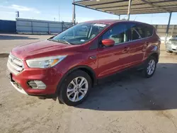 Salvage cars for sale at Anthony, TX auction: 2017 Ford Escape SE