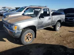 Salvage cars for sale at Brighton, CO auction: 1989 Toyota Pickup 1/2 TON Short Wheelbase DLX