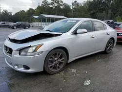 Nissan salvage cars for sale: 2014 Nissan Maxima S