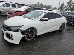 Salvage cars for sale at Denver, CO auction: 2018 Honda Civic SI