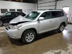 Toyota salvage cars for sale: 2012 Toyota Highlander Base