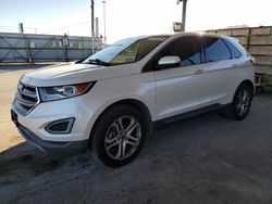 Salvage cars for sale at Anthony, TX auction: 2015 Ford Edge Titanium