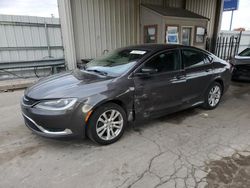 Chrysler salvage cars for sale: 2016 Chrysler 200 Limited