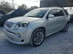 Vehiculos salvage en venta de Copart Cartersville, GA: 2011 GMC Acadia Denali