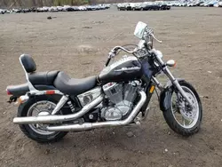 Salvage motorcycles for sale at New Britain, CT auction: 2003 Honda VT1100 C