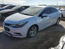 Chevrolet salvage cars for sale: 2017 Chevrolet Cruze Premier