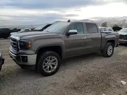 Salvage cars for sale at Magna, UT auction: 2015 GMC Sierra K1500 SLT