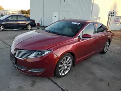 Salvage cars for sale at Sacramento, CA auction: 2015 Lincoln MKZ