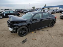 Salvage cars for sale at Woodhaven, MI auction: 2024 Honda Civic Sport