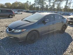 Salvage cars for sale at Byron, GA auction: 2013 Honda Civic LX