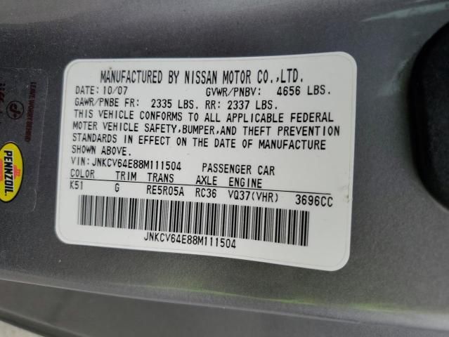 2008 Infiniti G37 Base