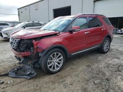 Salvage cars for sale from Copart Jacksonville, FL: 2017 Ford Explorer Limited