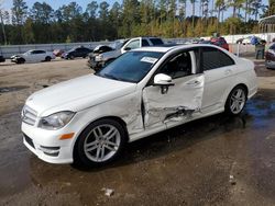 Vehiculos salvage en venta de Copart Harleyville, SC: 2014 Mercedes-Benz C 250