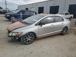 Salvage cars for sale at Jacksonville, FL auction: 2006 Honda Civic LX