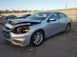 Chevrolet salvage cars for sale: 2018 Chevrolet Malibu LT