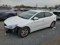 Salvage cars for sale at Hillsborough, NJ auction: 2019 Hyundai Elantra SEL