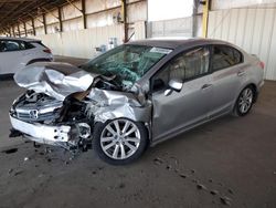 Honda Civic salvage cars for sale: 2012 Honda Civic EXL