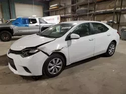 2016 Toyota Corolla L en venta en Eldridge, IA