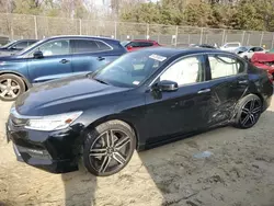 Salvage cars for sale at Waldorf, MD auction: 2016 Honda Accord Touring