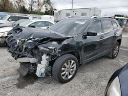 Salvage SUVs for sale at auction: 2014 Jeep Cherokee Limited