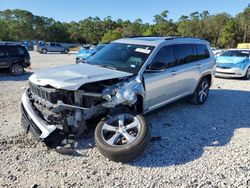 Salvage cars for sale from Copart Houston, TX: 2022 Jeep Grand Cherokee L Limited