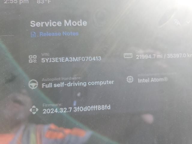 2021 Tesla Model 3