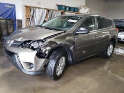 Salvage cars for sale from Copart Elgin, IL: 2015 Toyota Rav4 LE