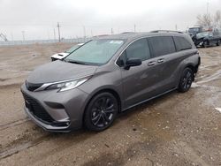 Salvage cars for sale at auction: 2022 Toyota Sienna XSE