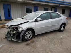 Toyota Corolla l salvage cars for sale: 2017 Toyota Corolla L