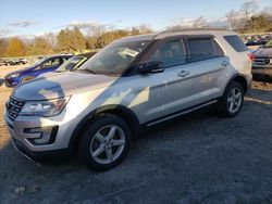 Salvage cars for sale at Madisonville, TN auction: 2017 Ford Explorer XLT