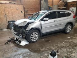 Salvage cars for sale at Ebensburg, PA auction: 2016 Honda CR-V EX