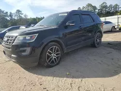 Salvage cars for sale at Harleyville, SC auction: 2016 Ford Explorer Sport