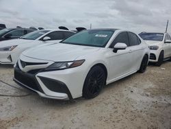 Salvage cars for sale at Arcadia, FL auction: 2021 Toyota Camry XSE