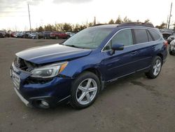 Salvage cars for sale at Denver, CO auction: 2016 Subaru Outback 2.5I Limited