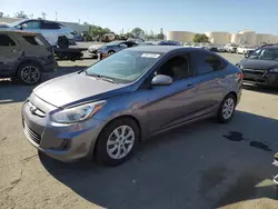 Salvage cars for sale at Martinez, CA auction: 2016 Hyundai Accent SE