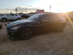 Salvage cars for sale at Chicago Heights, IL auction: 2017 Infiniti Q50 RED Sport 400