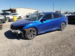 Salvage cars for sale at Temple, TX auction: 2020 Honda Civic Sport