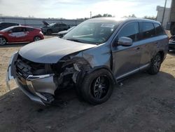 Salvage cars for sale at Fredericksburg, VA auction: 2017 Mitsubishi Outlander SE