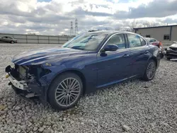 Salvage cars for sale at Barberton, OH auction: 2021 Alfa Romeo Giulia TI