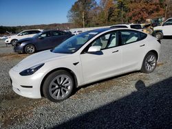 Salvage cars for sale at Concord, NC auction: 2023 Tesla Model 3