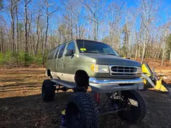 Ford salvage cars for sale: 2002 Ford Econoline E350 Super Duty Wagon