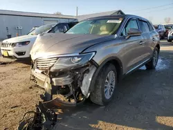 Salvage cars for sale at Pekin, IL auction: 2018 Lincoln MKX Select