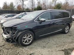 Chrysler Pacifica Limited salvage cars for sale: 2017 Chrysler Pacifica Limited