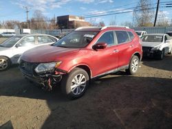 Salvage cars for sale at New Britain, CT auction: 2015 Nissan Rogue S