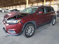 Salvage cars for sale at Phoenix, AZ auction: 2019 Jeep Cherokee Latitude