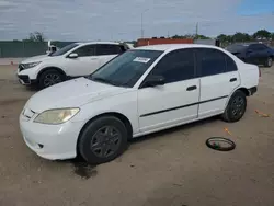 Salvage Cars with No Bids Yet For Sale at auction: 2004 Honda Civic DX VP