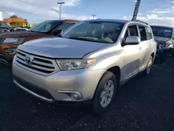 Toyota Highlander Base salvage cars for sale: 2013 Toyota Highlander Base