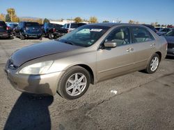 Honda Accord salvage cars for sale: 2004 Honda Accord EX