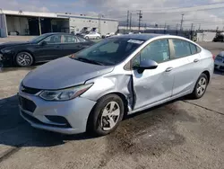 Salvage cars for sale at Sun Valley, CA auction: 2018 Chevrolet Cruze LS