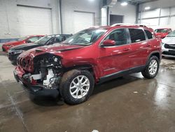 Salvage cars for sale at Ham Lake, MN auction: 2015 Jeep Cherokee Latitude